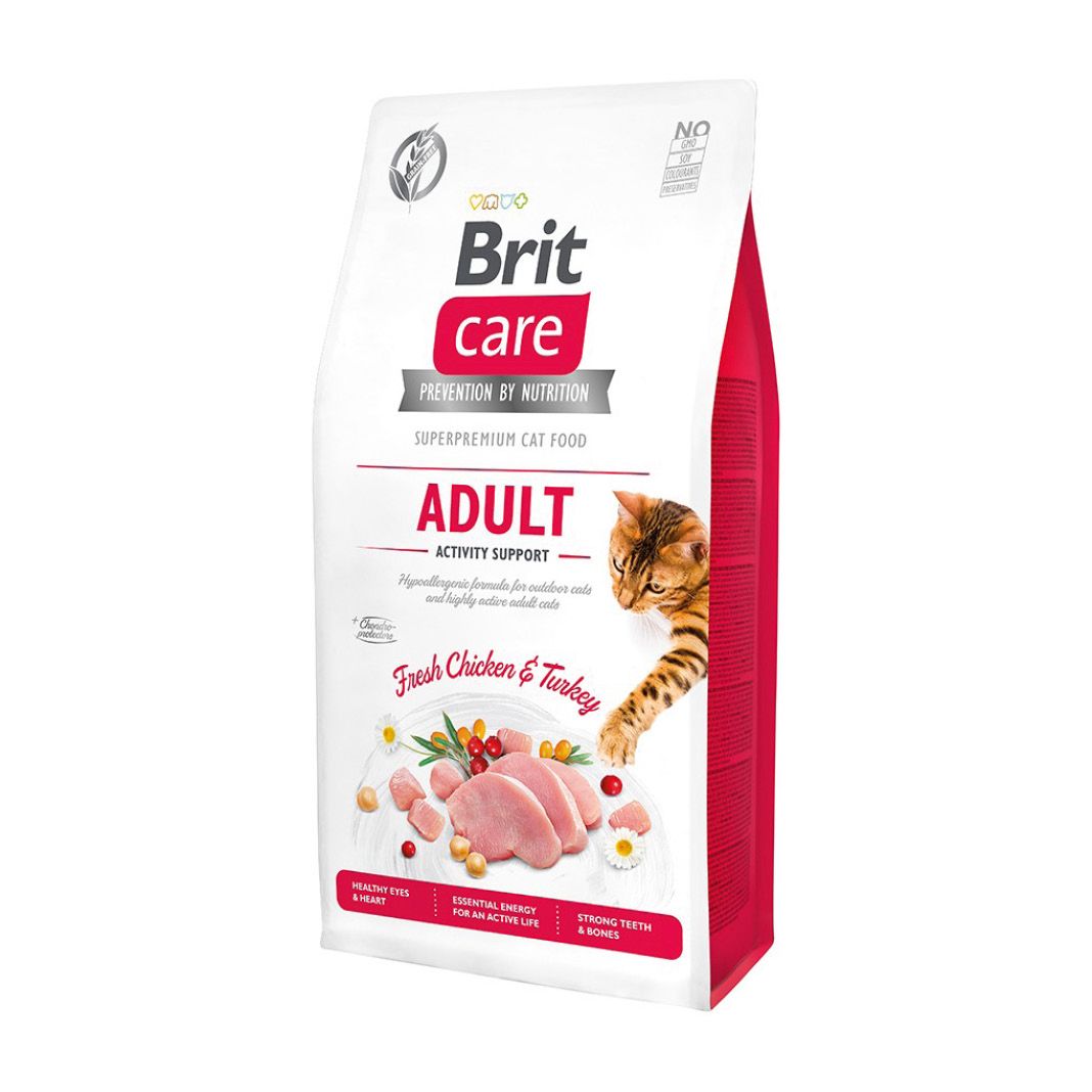 Brit Care - Cat - Getreidefrei - Adult - Aktivitätsunterstützung | 7 kg
