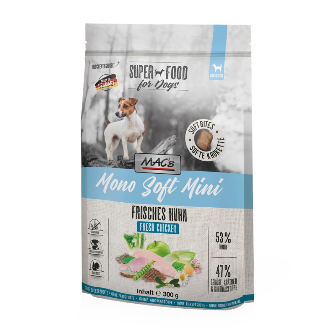 MAC's - Dog - Mono Soft Mini - Frisches Huhn | 6 x 300 g