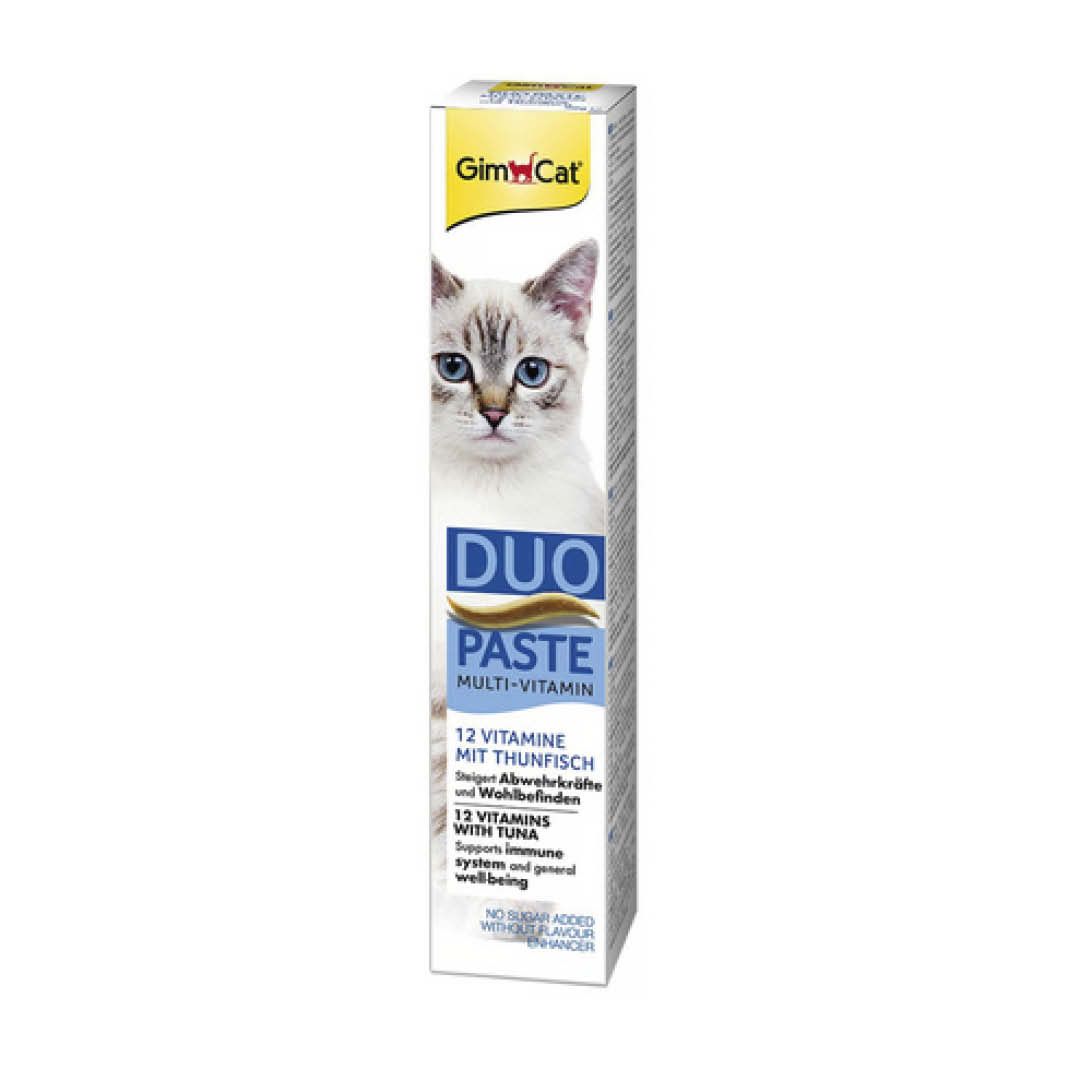 GimCat DUO Paste Multi-Vitamin 12 Vitamine+Thunfisch | 50 g