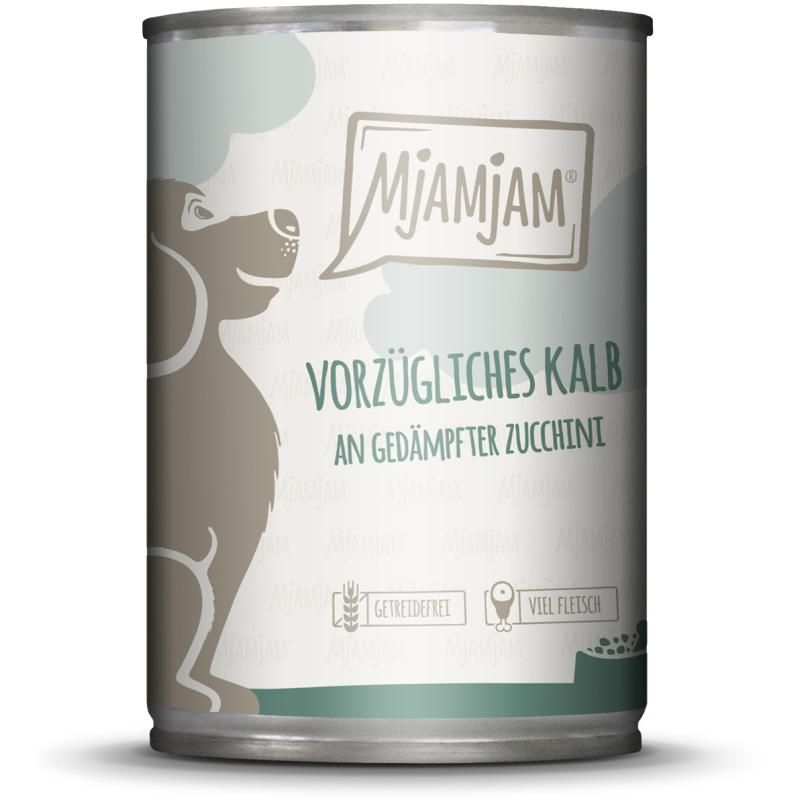 MjAMjAM Dog - Junior - Saftiges Hühnchen mit Ei | 6 x 800 g