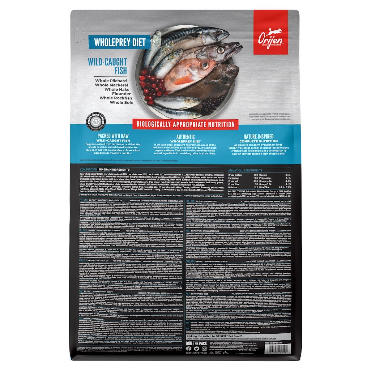 Orijen Dog Six Fish | 2 x 2 kg