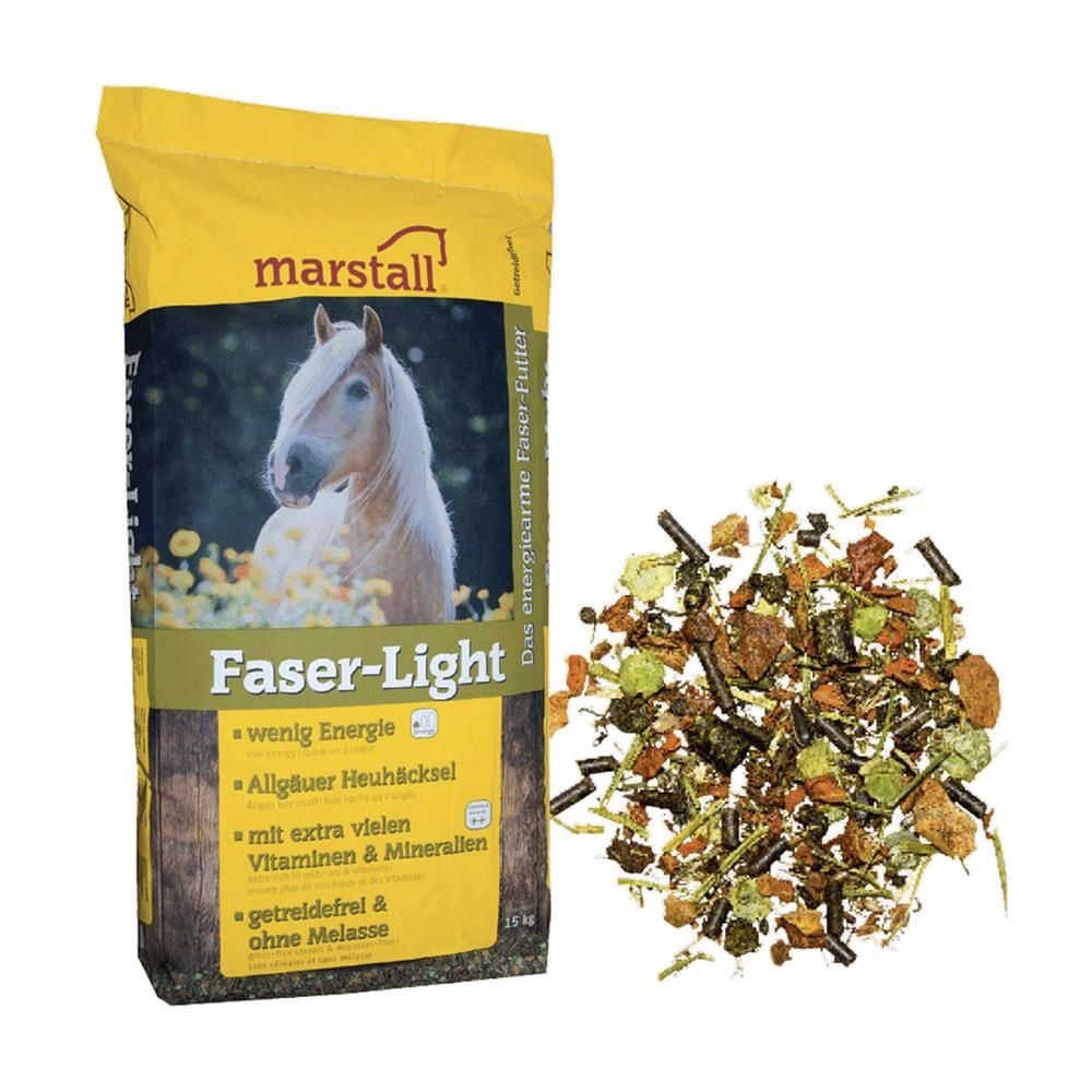 Marstall Getreidefrei - Faser Light Pferdefutter | 15 Kg