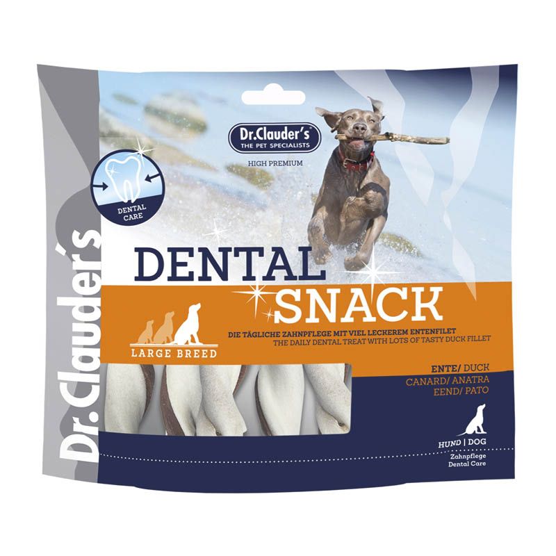 Dr. Clauder's Dental Snack Ente - Large Breed | 6 x 500 g