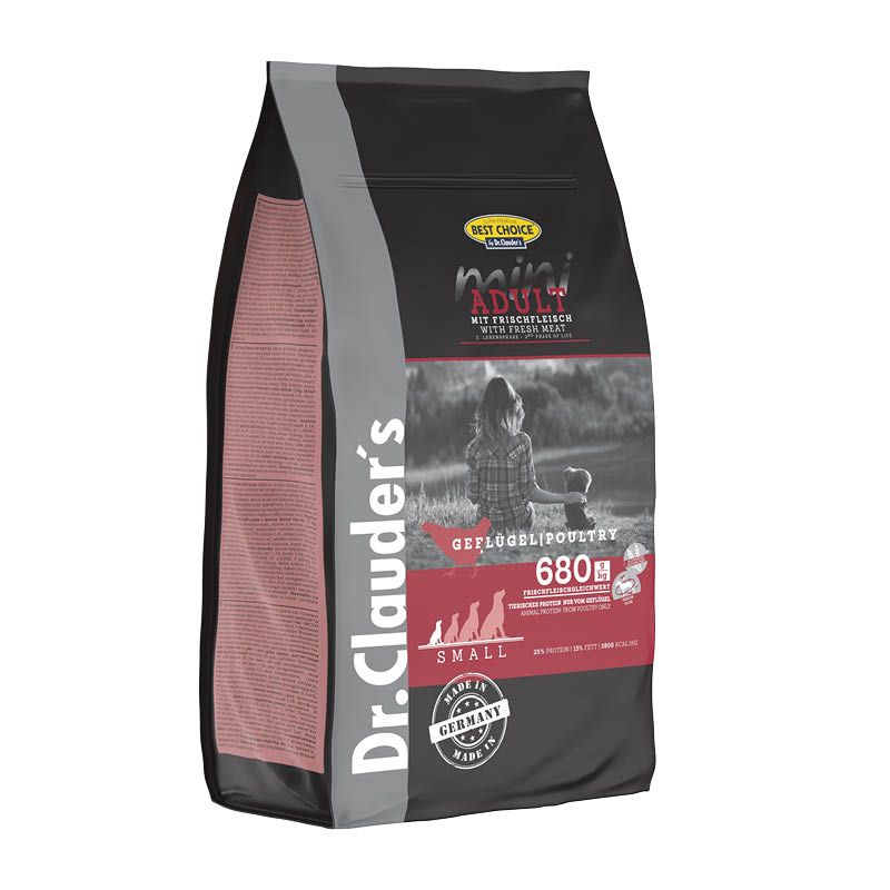 Dr. Clauder's Best Choice Mini Adult Frischfleisch | 4 x 2 kg