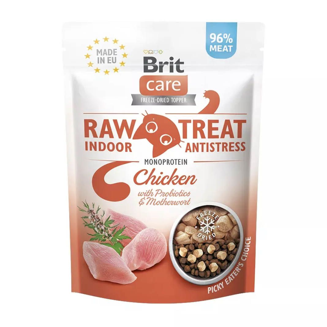 Brit Care - Cat - Raw Treat - Indoor & Antistress | 10 x 40 g