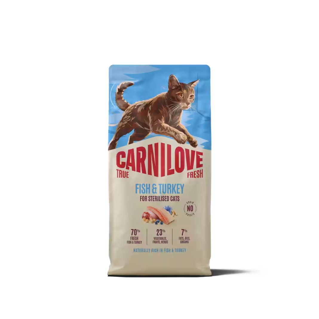 Carnilove Cat True Fresh - Adult Sterilised - Fisch & Truthahn | 2 x 6 kg
