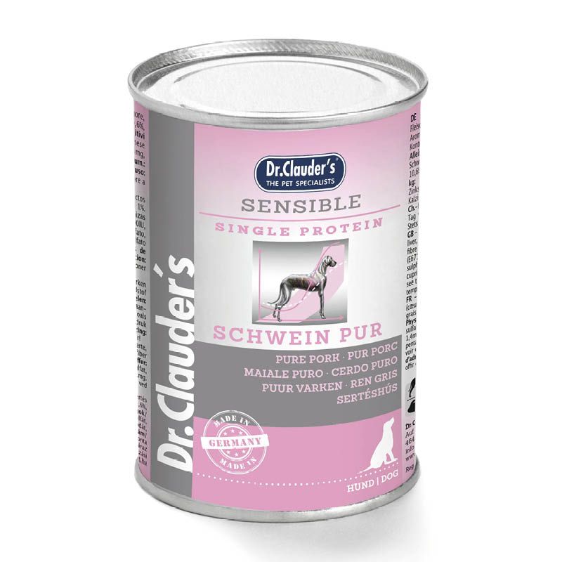 Dr. Clauder's Dit - Sensible - Rind Pur | 6 x 400 g | 6 x 400 g | Rind Pur  | 1dc00068