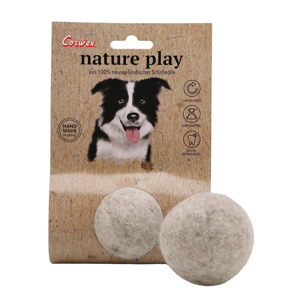 Corwex C-play Filz ball - grau | 6 cm