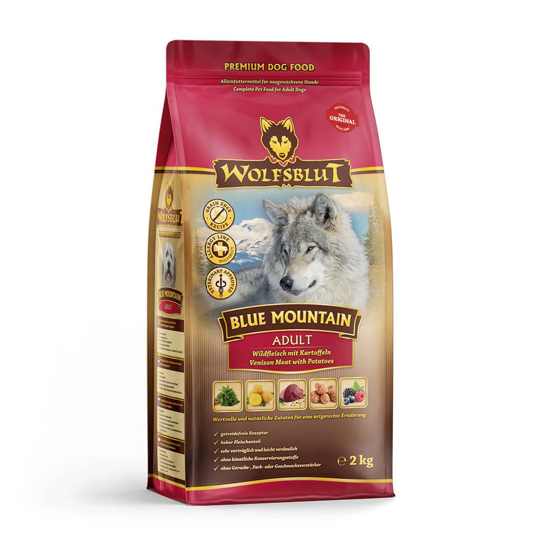 Wolfsblut Blue Mountain Adult - Wild mit Kartoffel | 2 kg