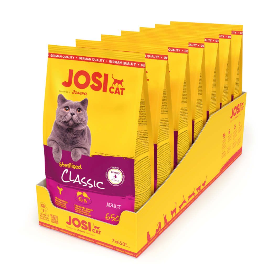 Josera JosiCat Sterilised Classic | 7 x 650 g
