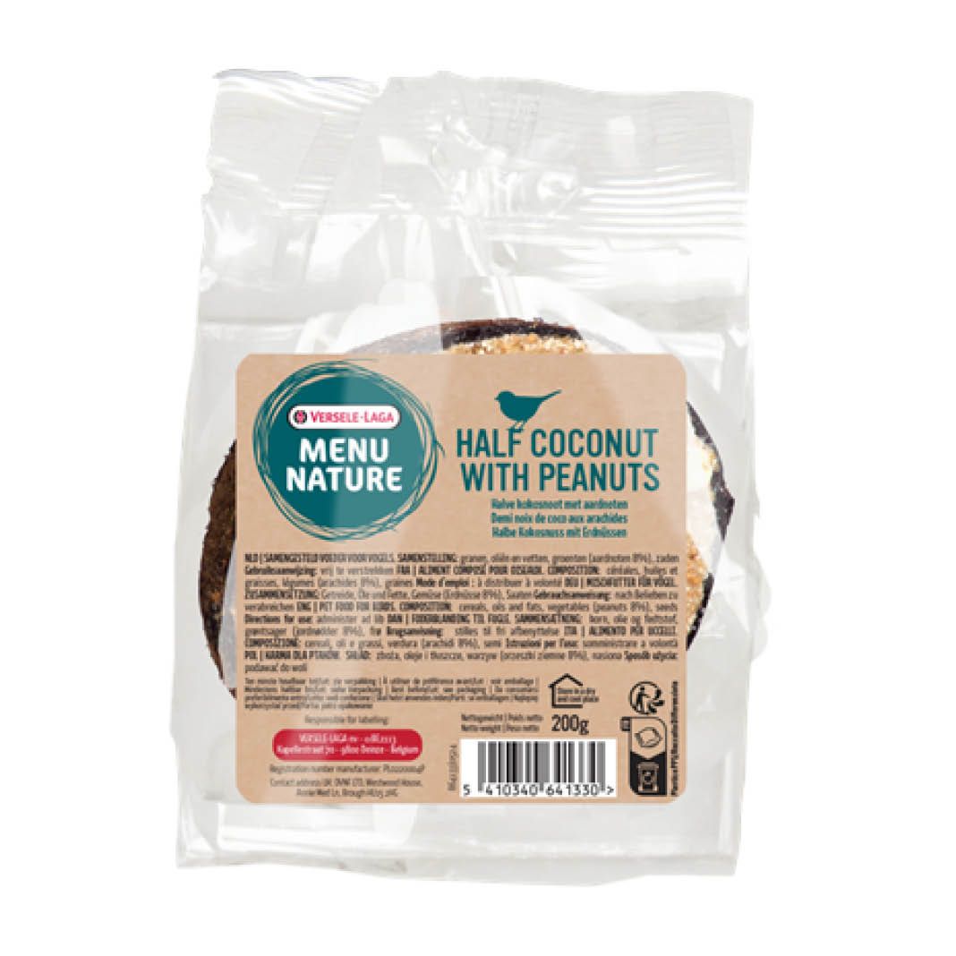 Versele Laga Menu Nature halbe Kokosnuss mit Erdnüssen