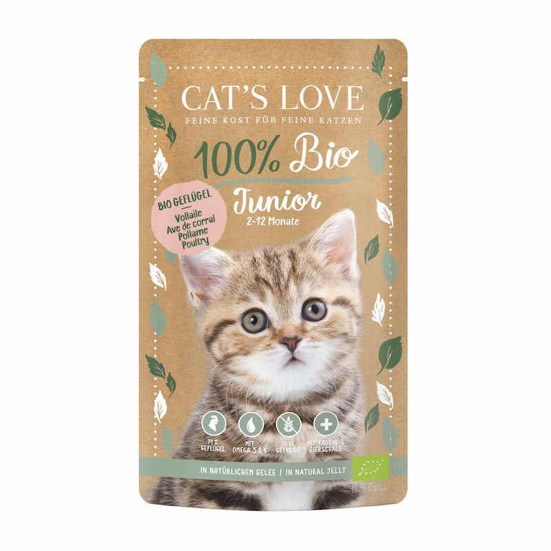CAT'S LOVE ADULT BIO Huhn | 6 x 100 g