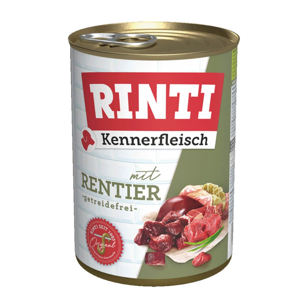 Rinti Kennerfleisch Rentier | 24 x 400 g