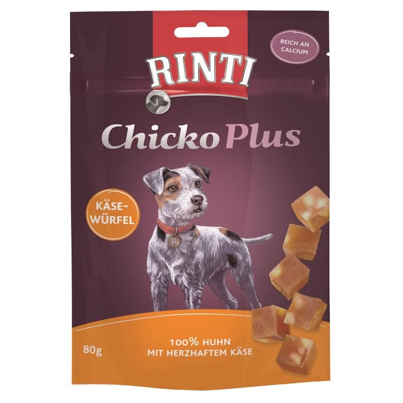 Rinti Extra Chicko Plus Huhn-Käse-Würfel | 80 g