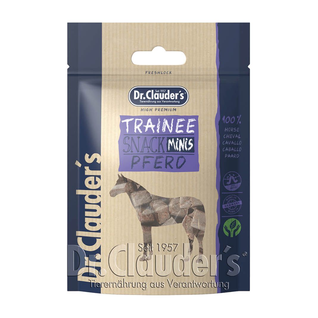 Dr. Clauder's Mini Trainee Snack Pferd | 10 x 50 g