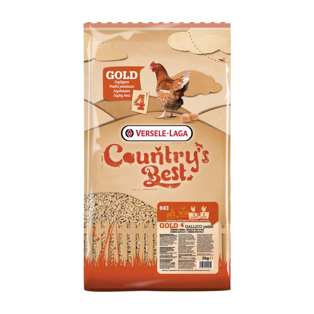Versele Laga Country's Best GOLD 4 GALLICO Pellet - für Legehennen | 20 kg