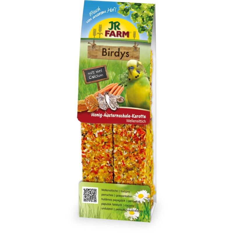JR Birdys Wellensittich Honig-Austernschale-Karotte | 5 x 130 g