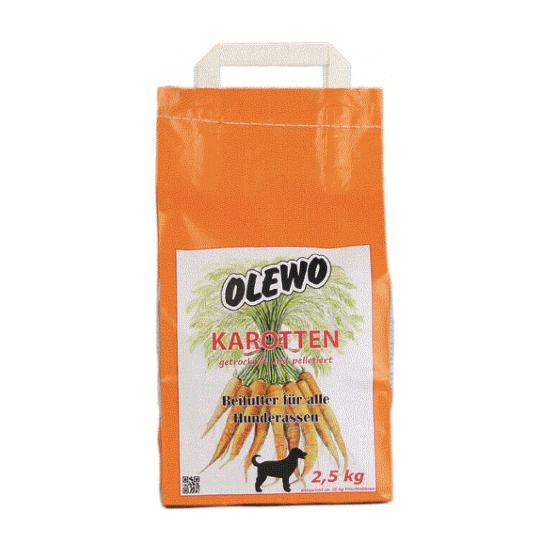 OLEWO Karotten-Pellets für Hunde | 2,5 kg