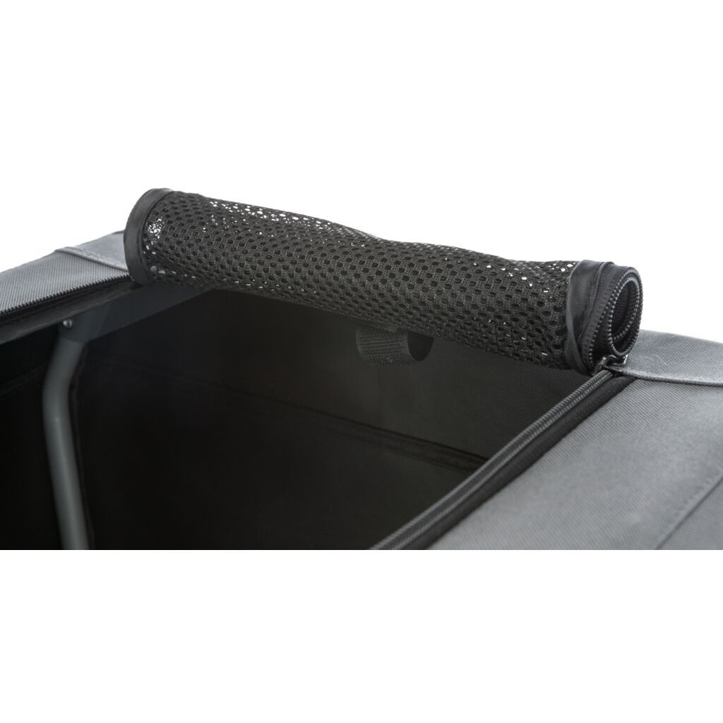 TRIXIE Hundebox Easy, grau | XS–S: 50 x 33 x 36 cm