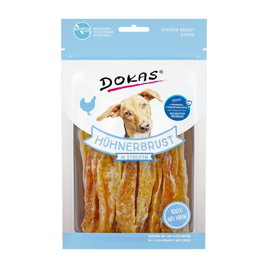 Dokas Hühnerbrust in Streifen | 70 g