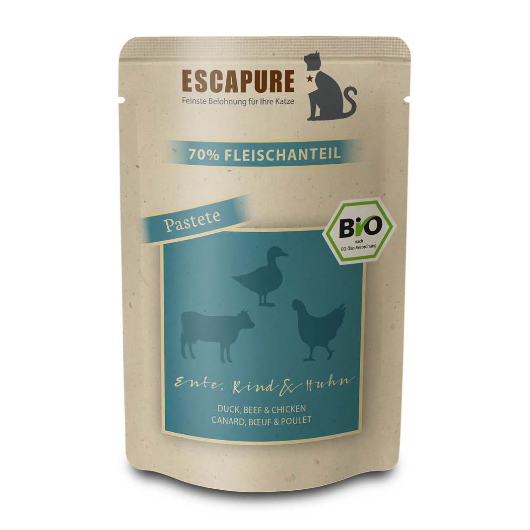 Escapure Cat Nassfutter Pouches Bio