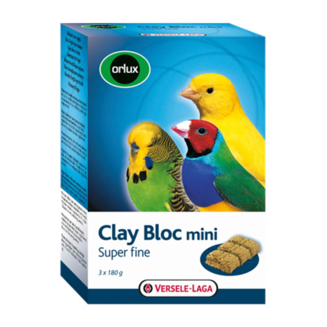 Versele Laga Orlux Clay Bloc Mini - Lehmblock für Kleinvögel | 540 g