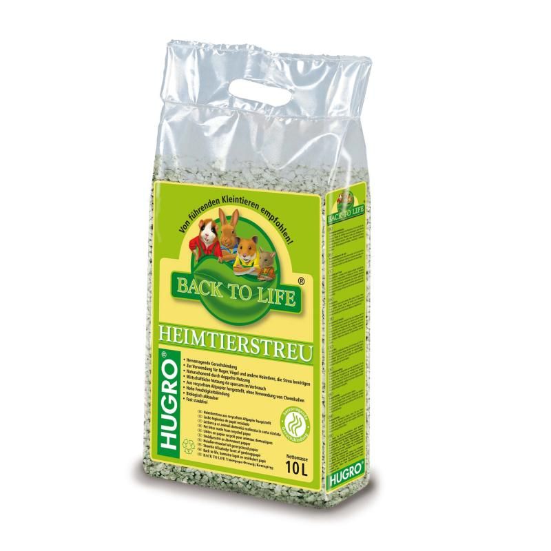 Hugro Back to Life - Heimtierstreu für Kleintiere