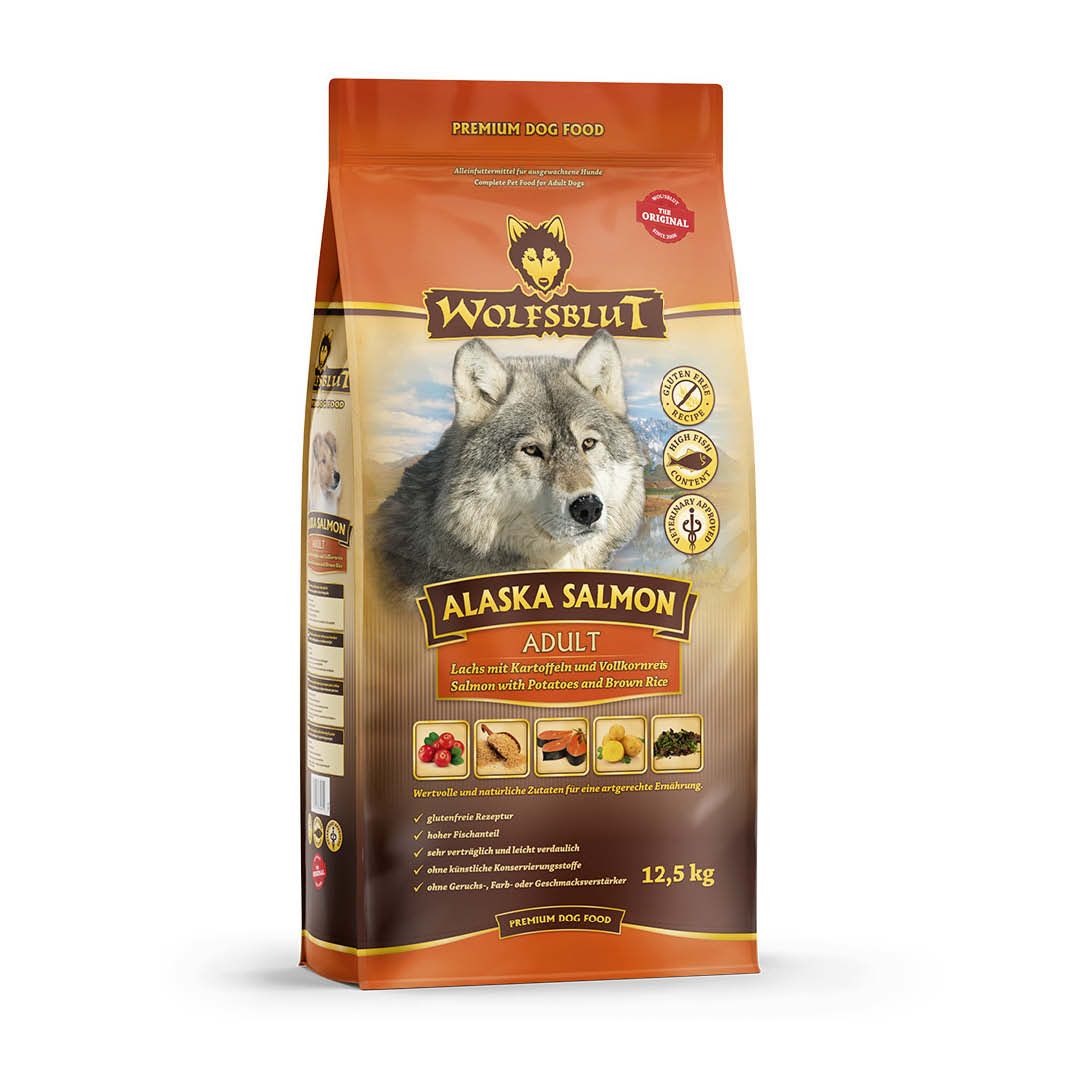 Wolfsblut Alaska Salmon Adult - Lachs mit Kartoffel | 12,5 kg