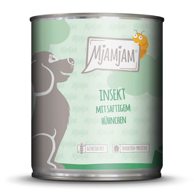MjAMjAM Dog - Junior - Saftiges Hühnchen mit Ei | 6 x 800 g