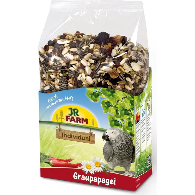 JR Birds Individual Graupapagei | 4 x 950 g