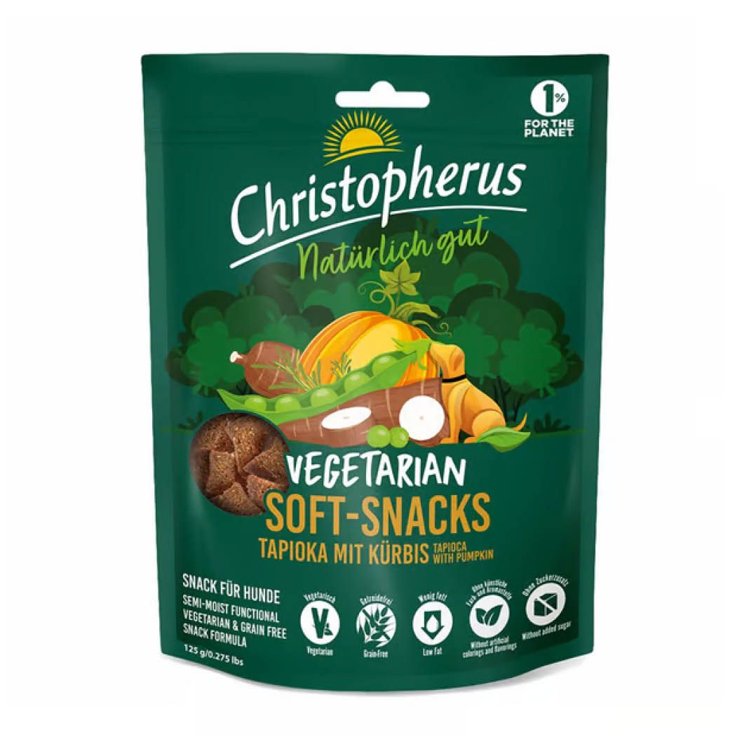 Christopherus Vegetarian - Soft Snack - Tapioka mit Kürbis | 125 g