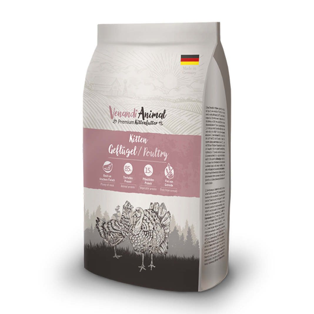 Venandi Animal Kitten - Geflügel | 4 x 1,5 kg