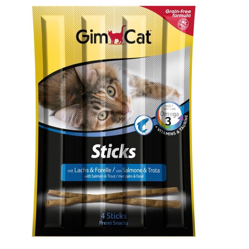 GimCat Sticks mit Lachs und Forelle | 4 Stck.