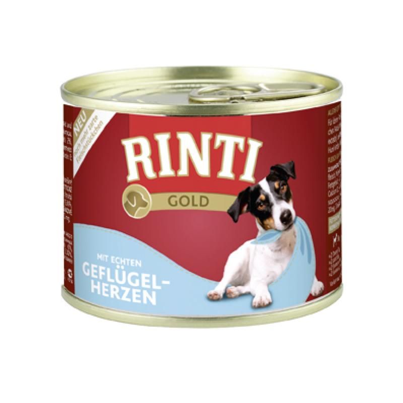 Rinti Gold Geflügelherzen | 12 x 185 g