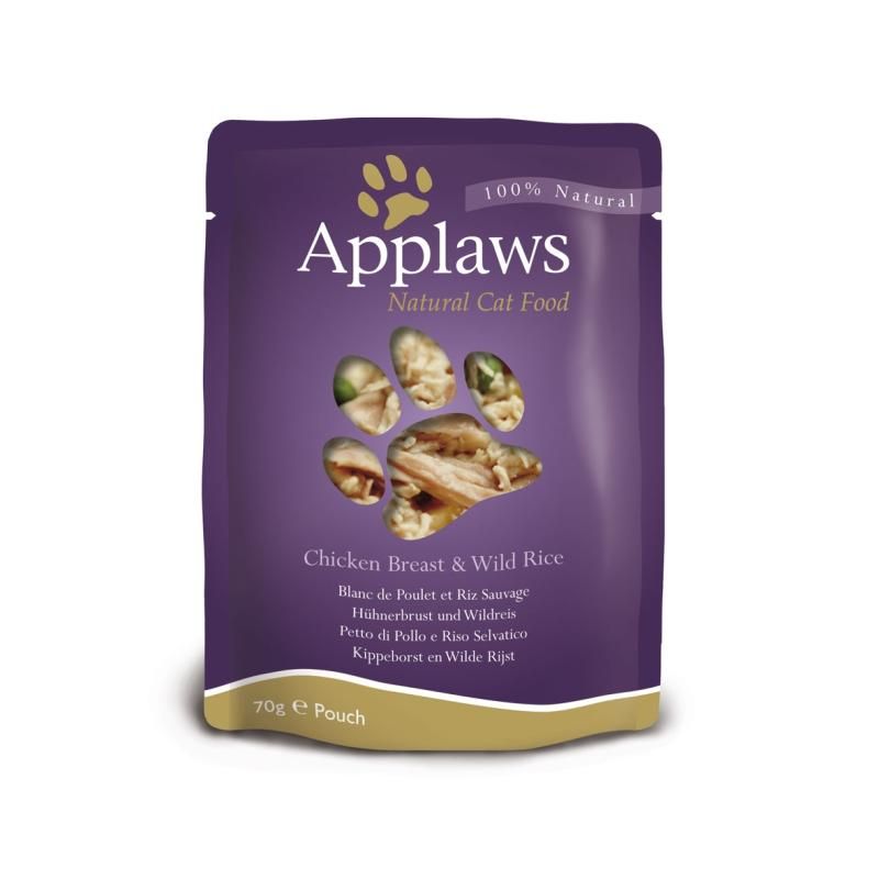 Applaws Pouch Hühnerbrust & Wildreis | 12 x 70 g