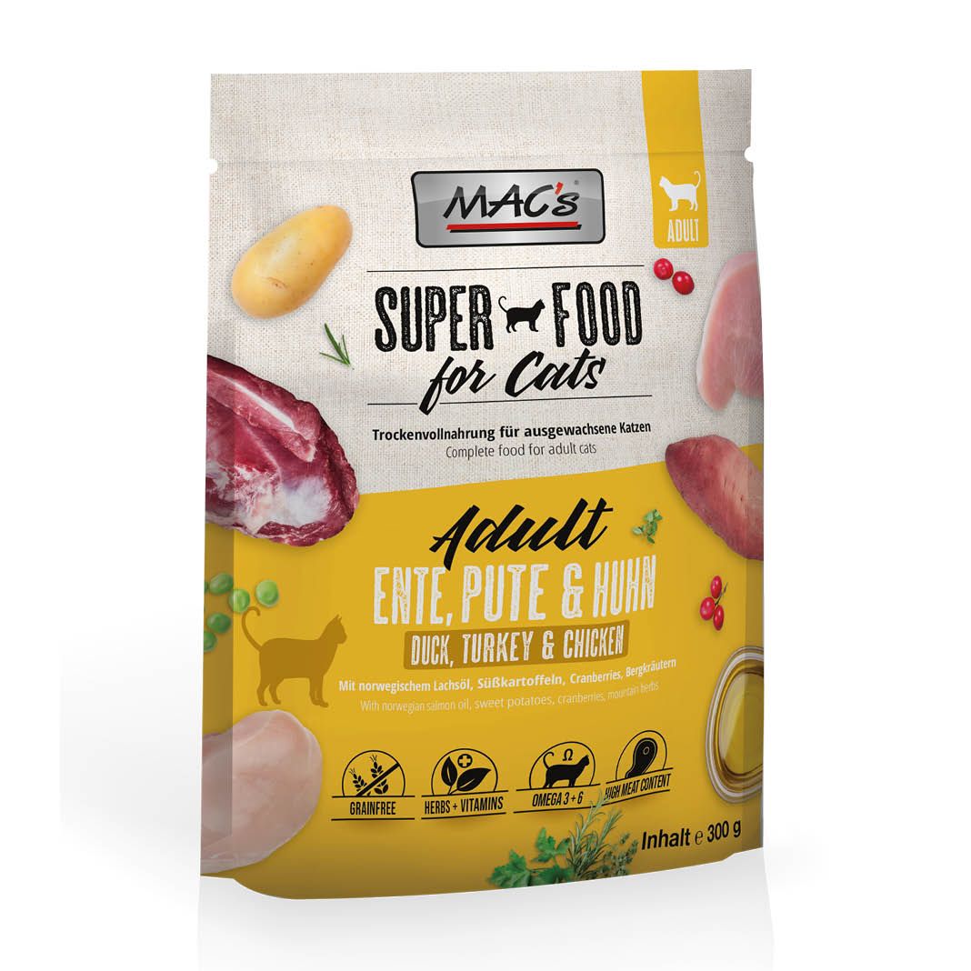 MAC's - Cat - Adult Ente, Pute & Huhn | 300 g