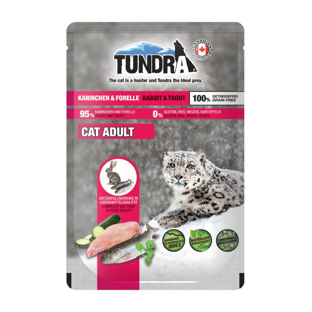 Tundra Cat Pouchpack Kaninchen & Forelle | 16 x 85 g