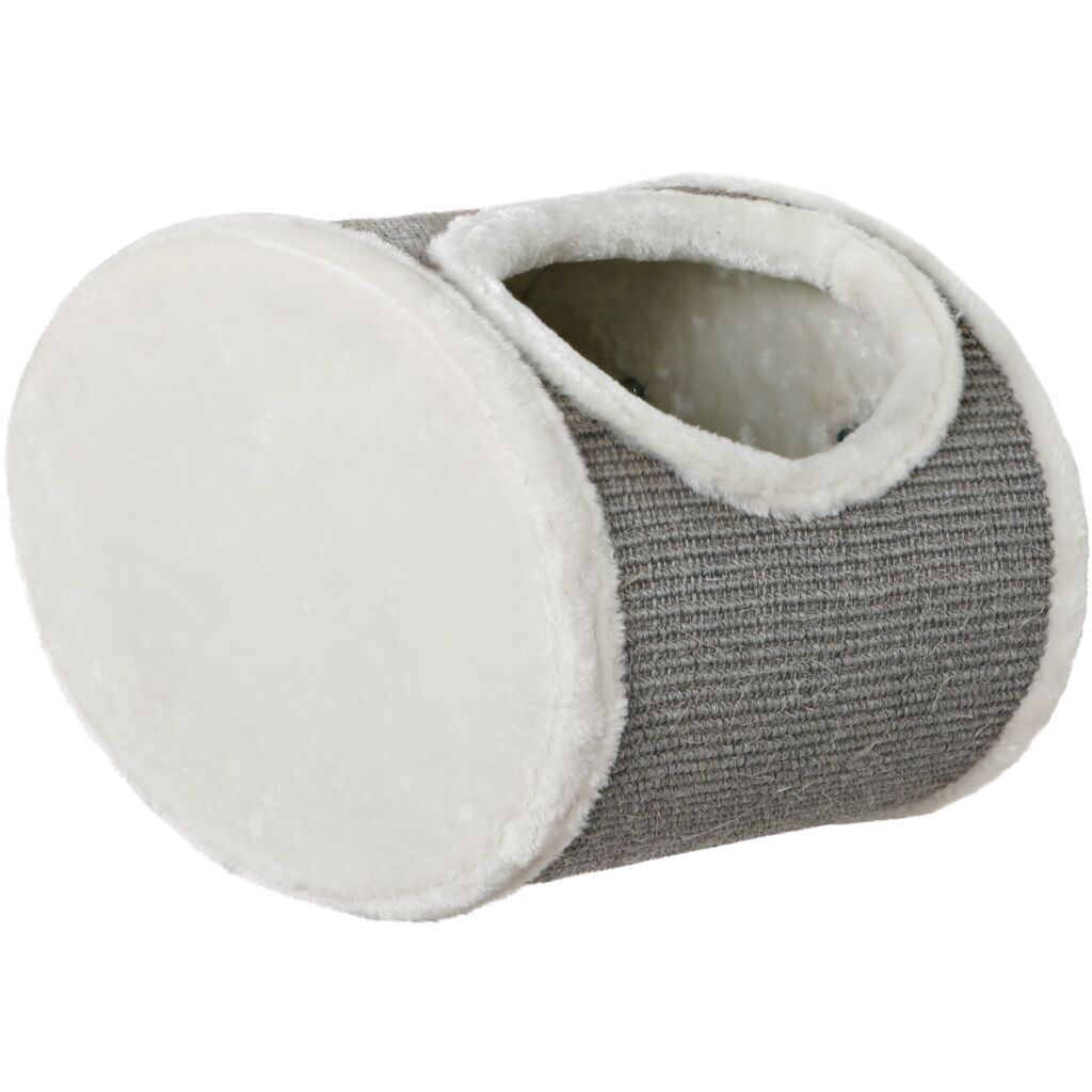 TRIXIE Kuschelhöhle zur Wandmontage, weiß/grau | 42 x 29 x 28 cm