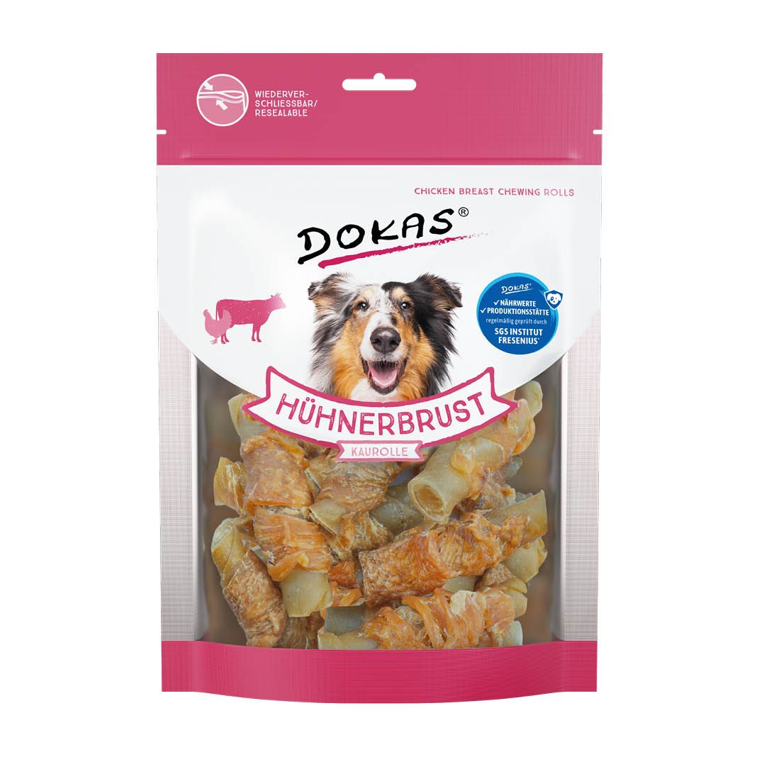 Dokas Hühnerbrust Kaurolle | 8 x 250 g