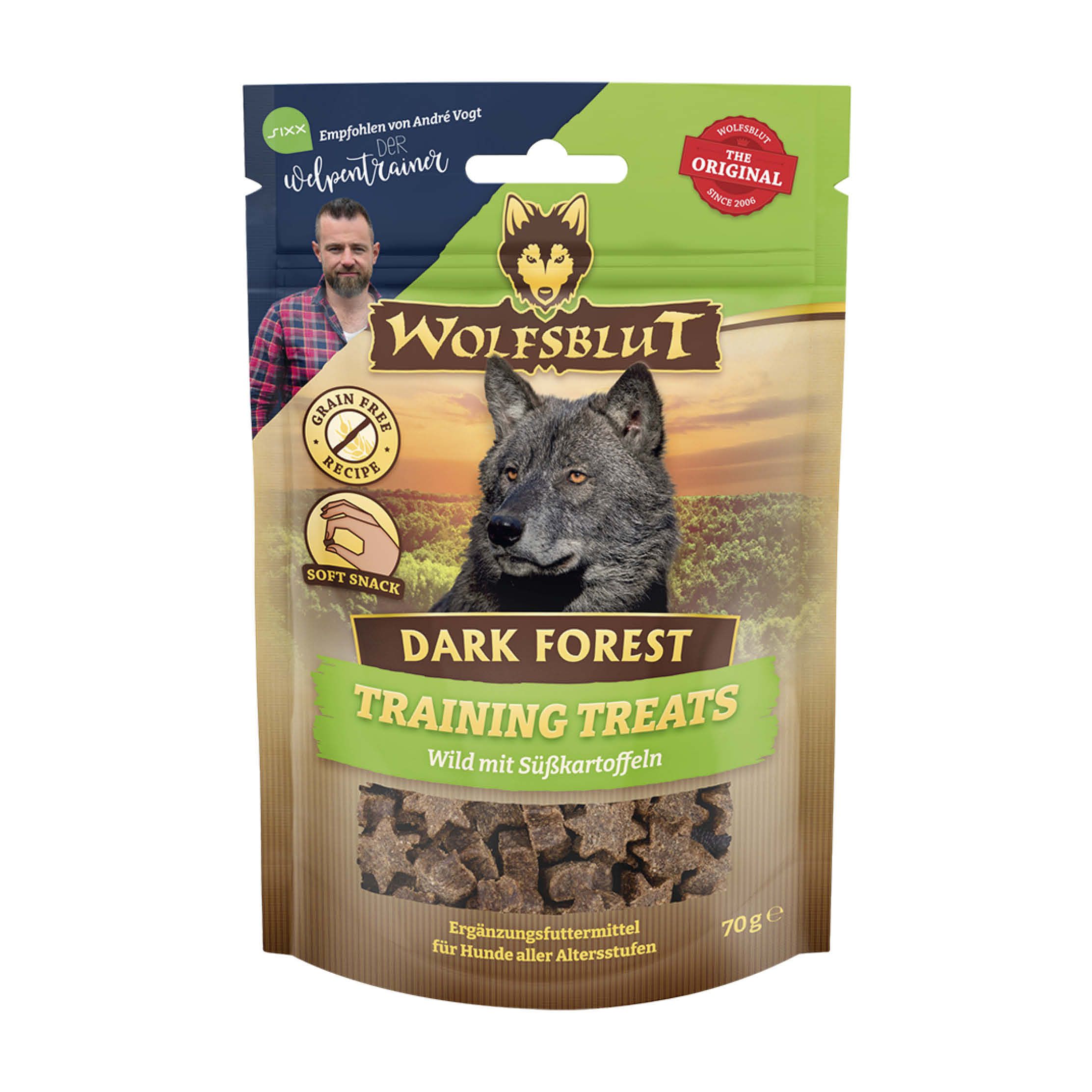 Wolfsblut Training Treats Dark Forest - Wild und Süßkartoffel | 70 g