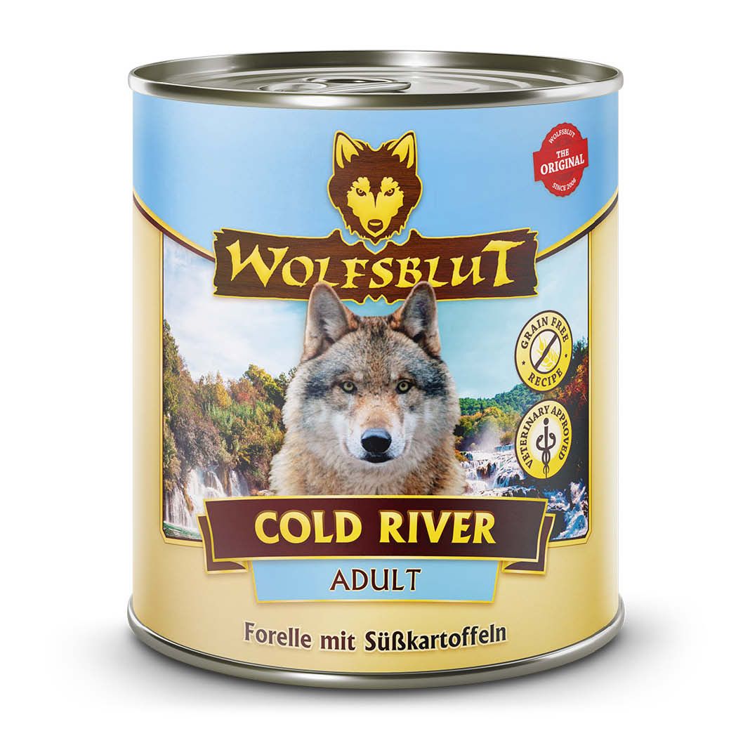 Wolfsblut Cold River Adult - Forelle mit Süßkartoffel | 6 x 800 g