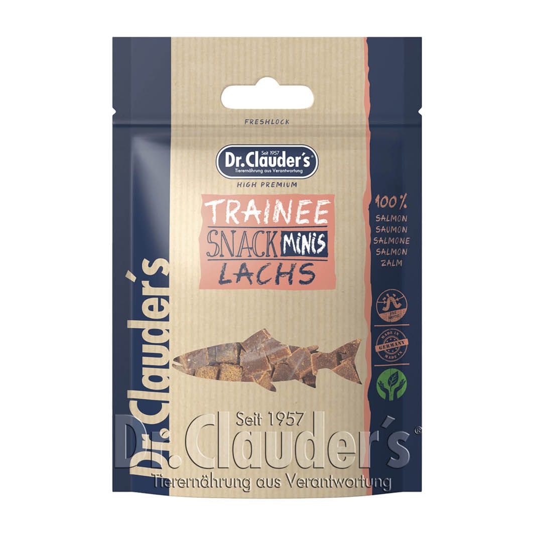 Dr. Clauder's Mini Trainee Snack Lachs | 10 x 50 g