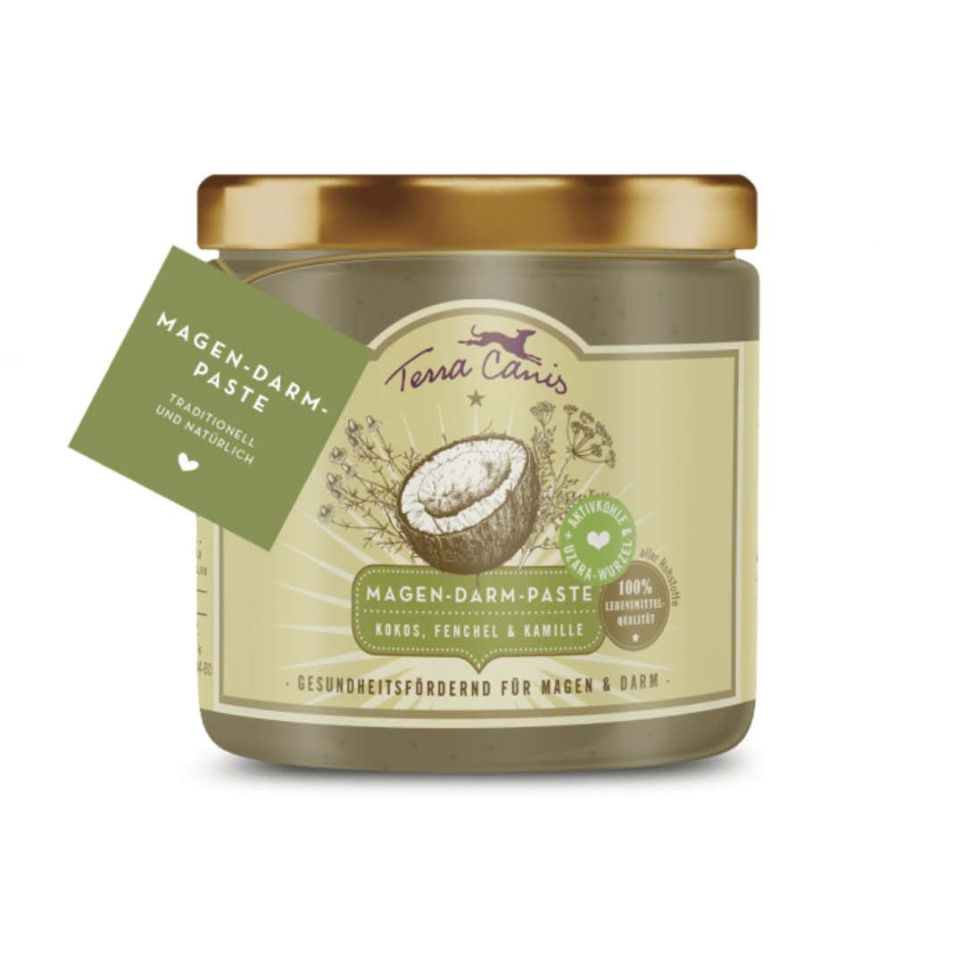 Terra Canis Pasten - Magen-Darm Paste, Kokos, Fenchel und Kamille | 250 ml