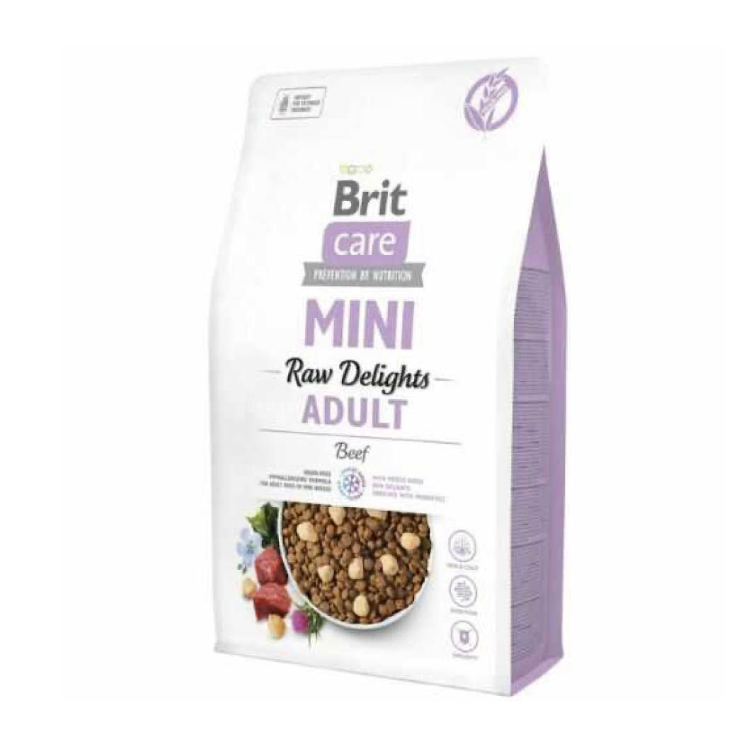 Brit Care Dog Mini - Getreidefrei - FD Raw Delights Rind