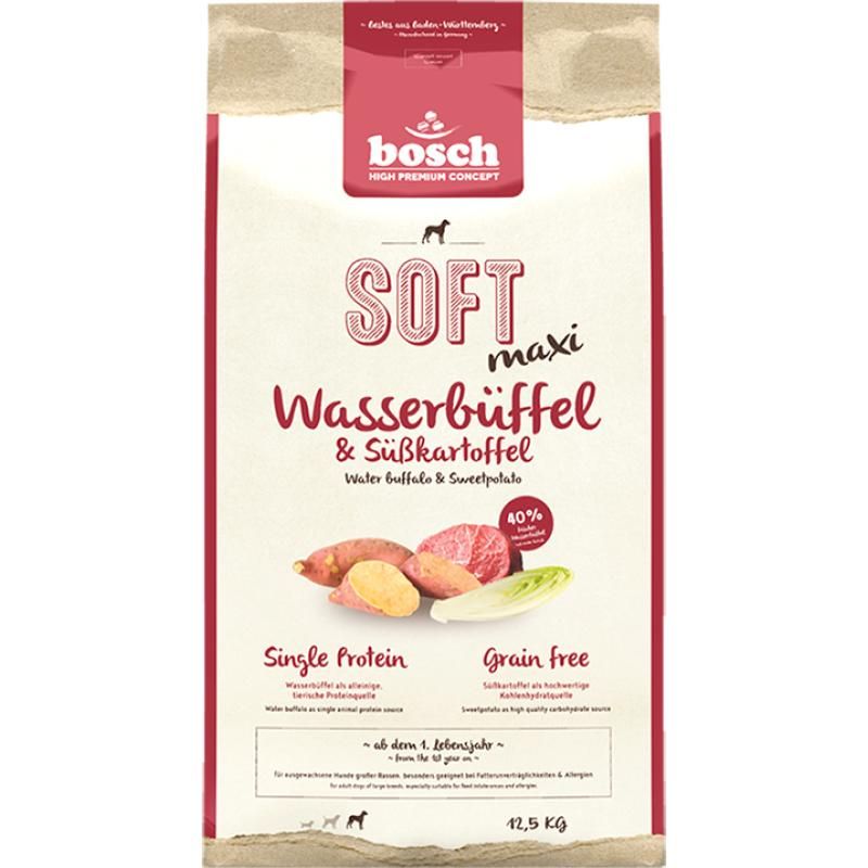 Bosch HPC Soft/Plus Maxi Wasserbüffel & Süßkartoffel | 2 x 12,5 kg
