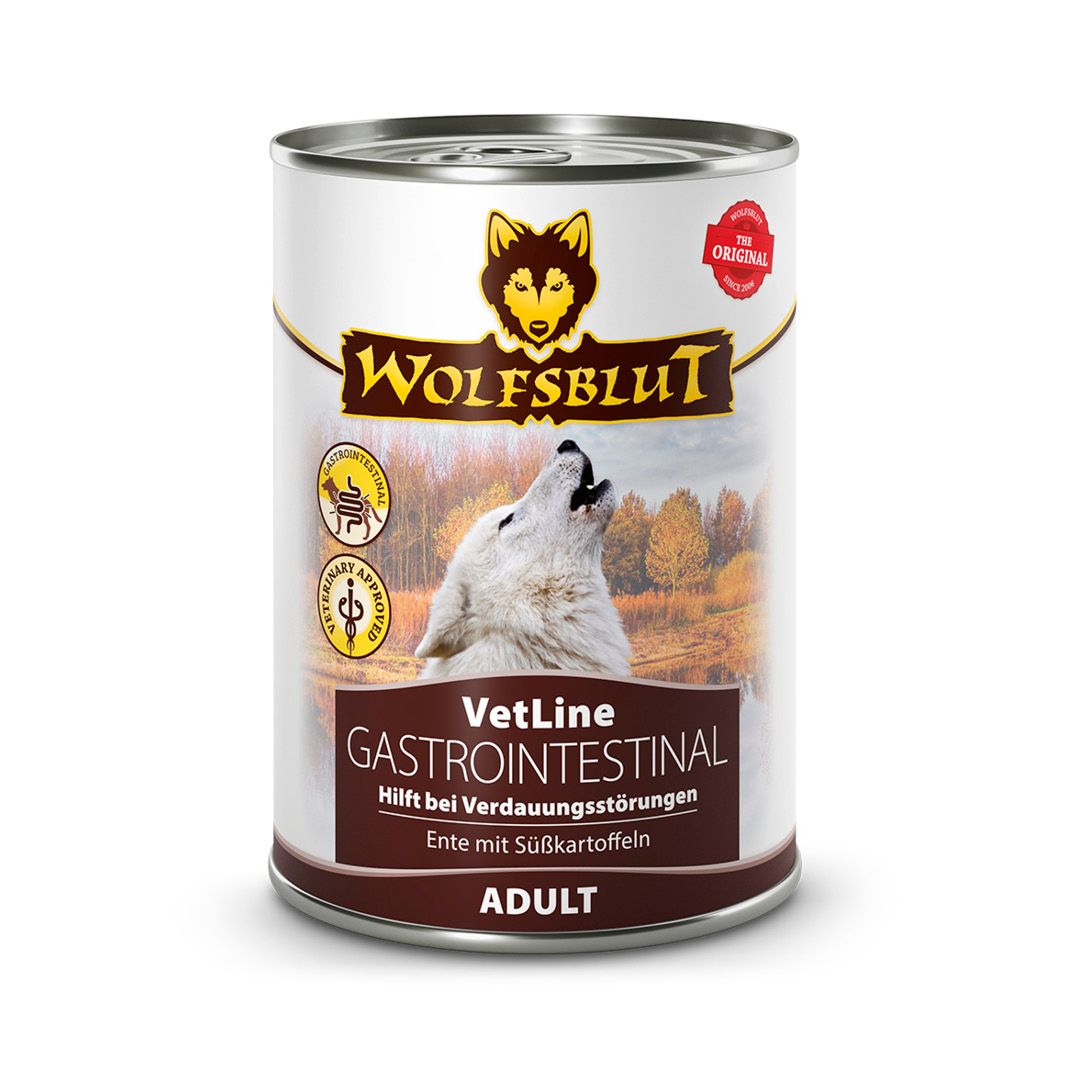 Wolfsblut VetLine Nassfutter Gastrointestinal | 6 x 395 g