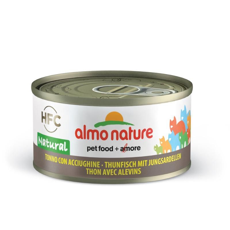 Almo Nature HFC NATURAL - Thunfisch & Jungsardellen | 24 x 70 g