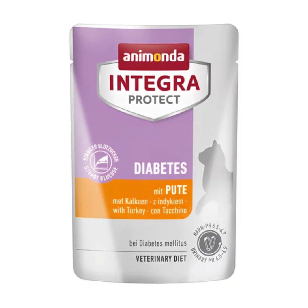 animonda INTEGRA PROTECT - Pouch - Diabetes - mit Pute - Frischebeutel | 24 x 85 g