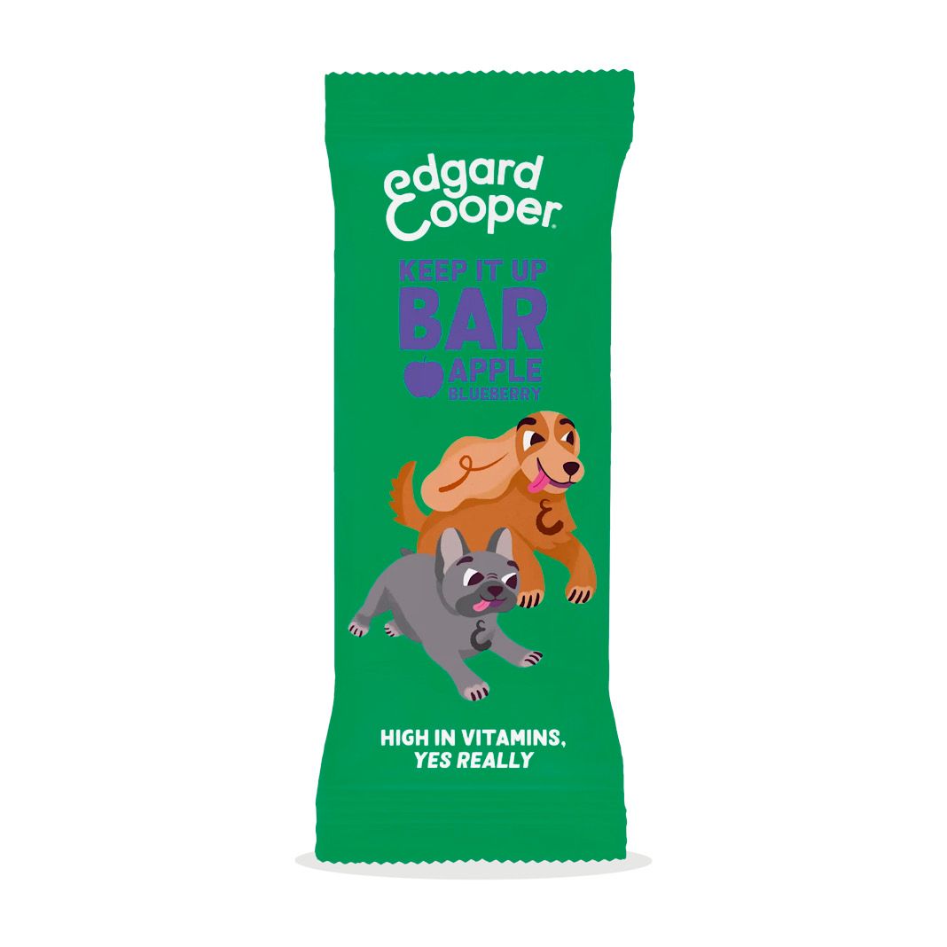 Edgard & Cooper Riegel Apfel und Blaubeeren