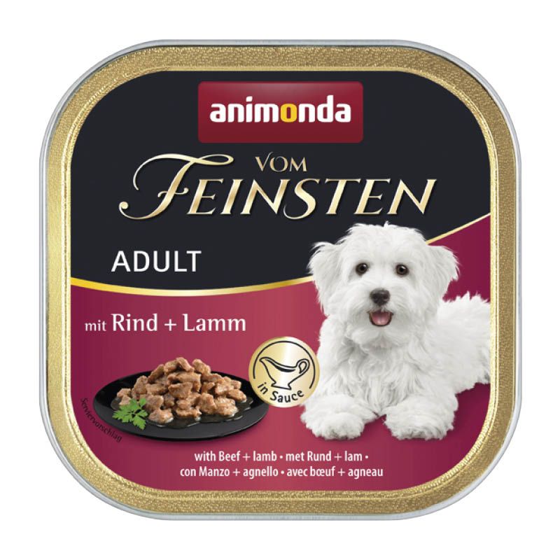 animonda Vom Feinsten - Schale - Adult - in Sauce - mit Pute + Ente in Sauce | 22 x 150 g